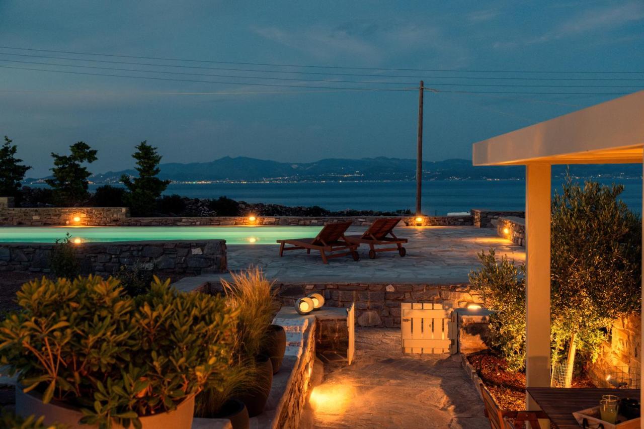 Kallirroe Deluxe Villa With Sea View And Pool Chrisi Akti  Extérieur photo
